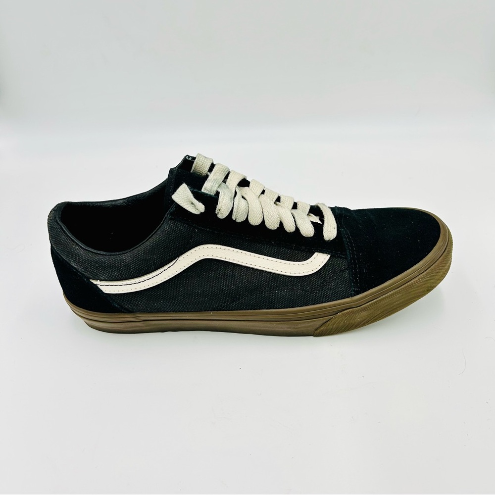 Vans shoes Old Skool sneakers classic low top gray and black men size 10.5 - Picture 3 of 10